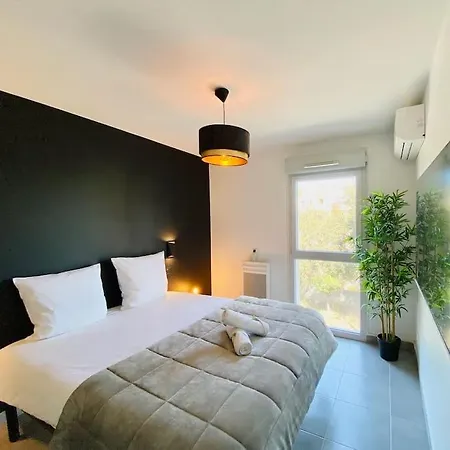 Apartament Marcenac - T2 En Residence, Clim, Parking, Terrasse